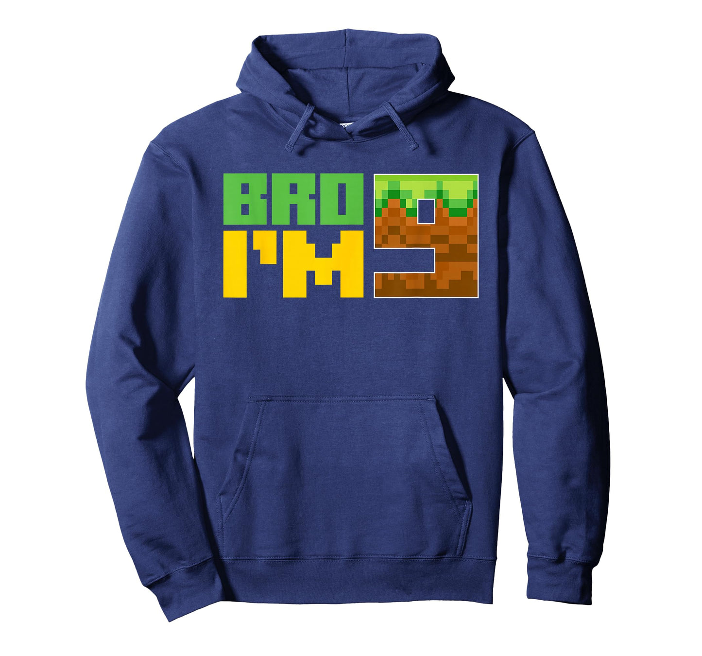 Birthday Boy Bro I'm 9 Year Old Birthday Party Gamer Pixel T-Shirt