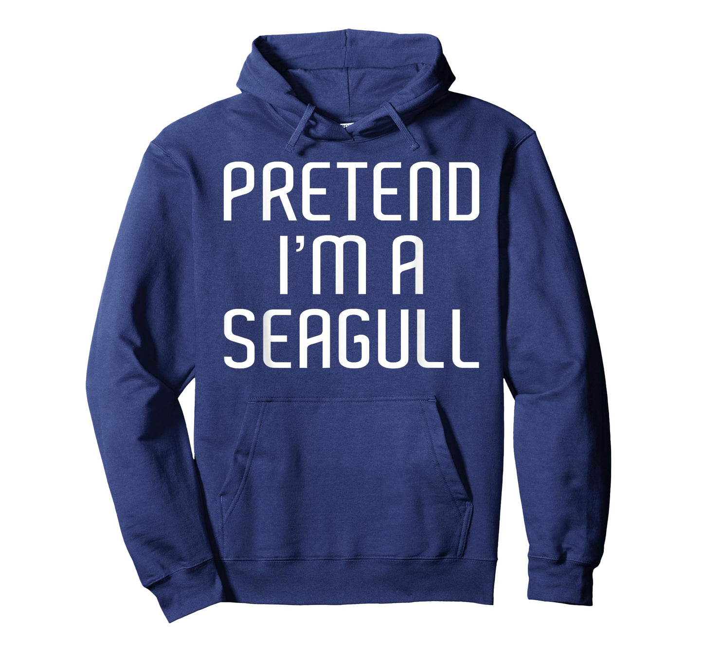 Pretend I'm A Seagull Lazy Costume Family Funny Halloween T-Shirt
