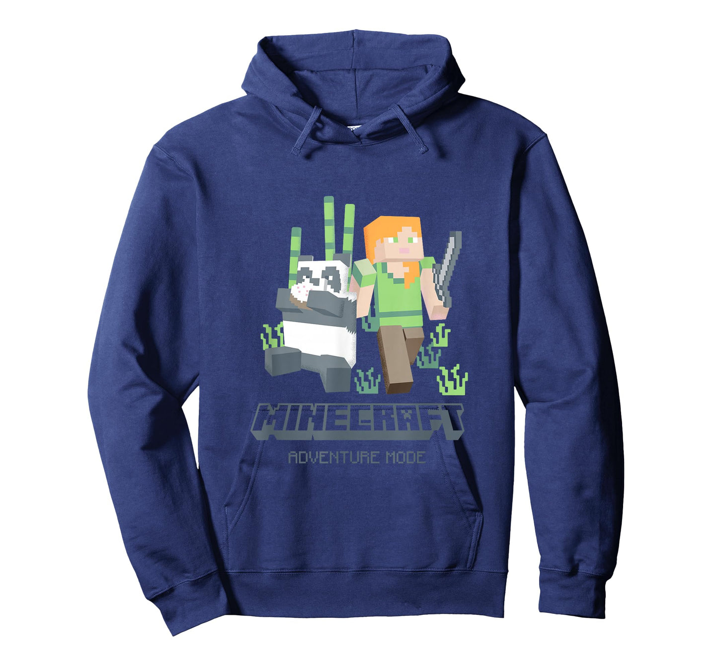 Minecraft Alex Panda Adventure Mode Pixel Design T-Shirt