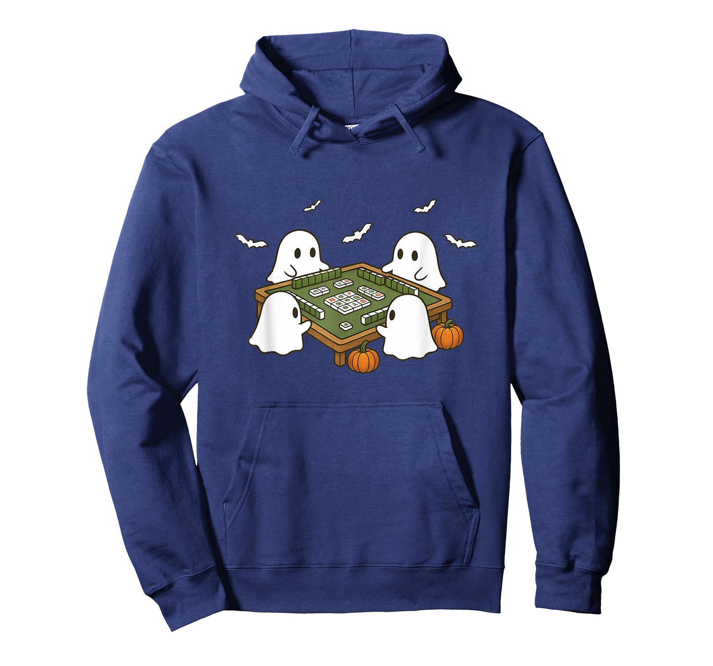 Funny Halloween Costume Ghost Playing Mahjong Spooky Mahjong T-Shirt