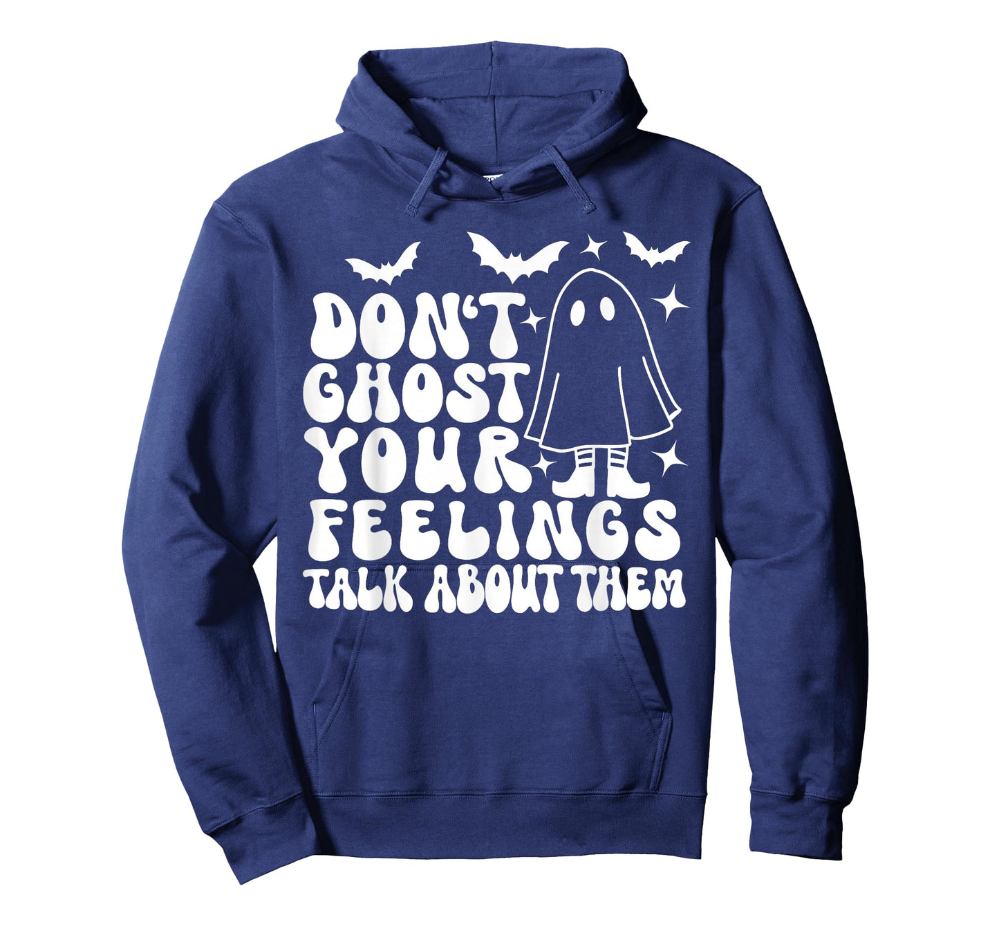 Don't Ghost Your Feelings Halloween Mental Health T-Shirt