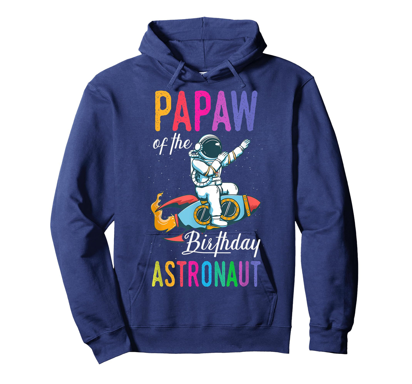 Papaw Of The Birthday Astronaut Space Bday Party Celebration T-Shirt