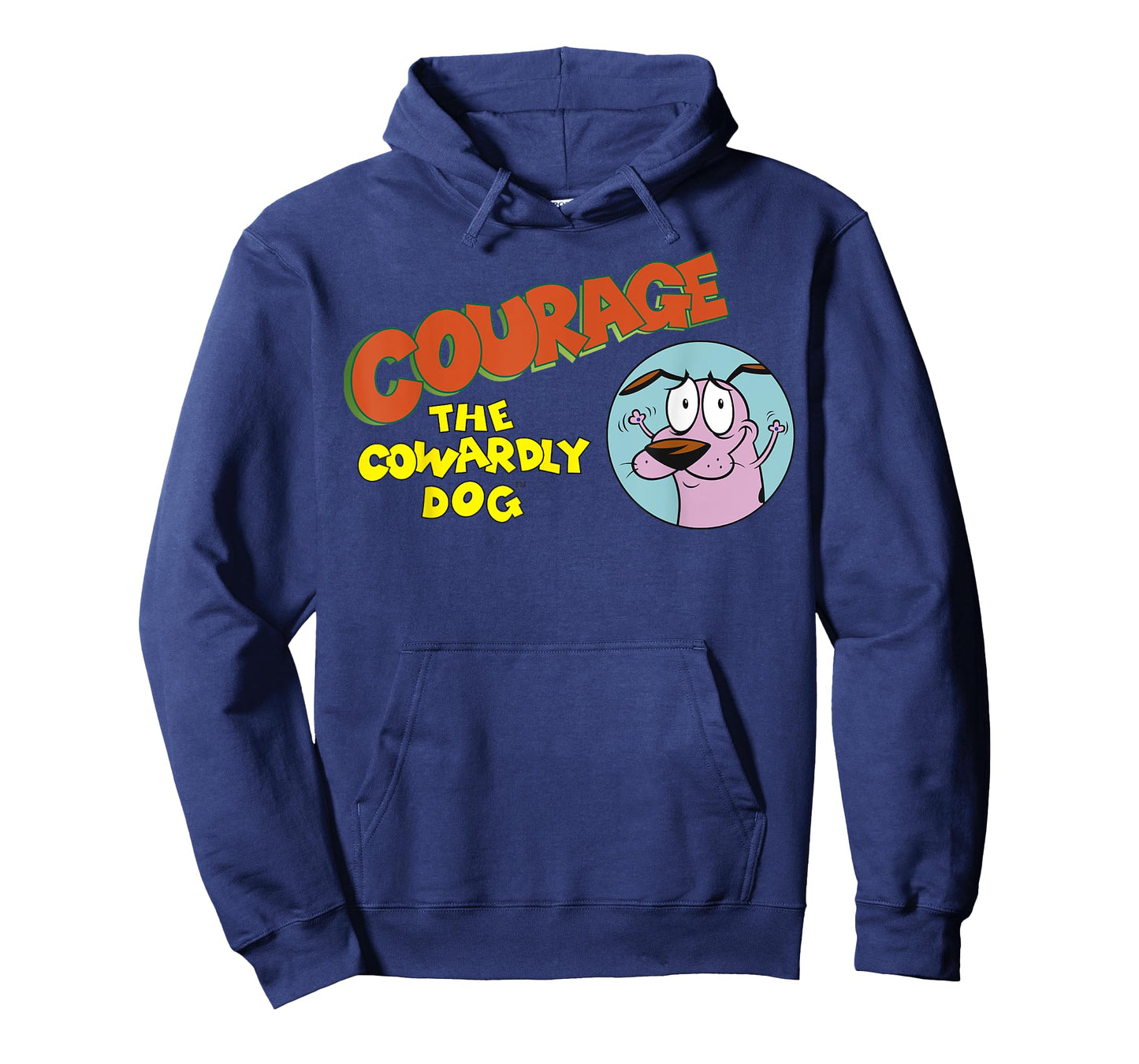 Courage the Cowardly Dog Retro Vintage Portrait & Logo Men Women Girls Kids T-Shirt
