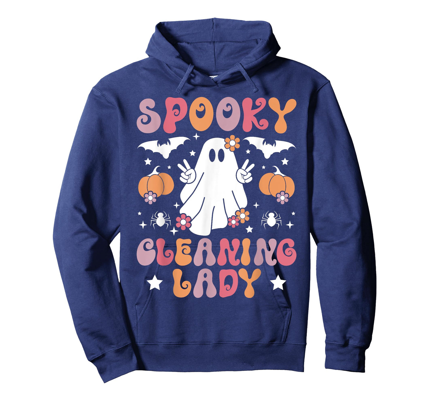 Spooky Cleaning Lady Halloween Housekeeping Cleaner T-Shirt
