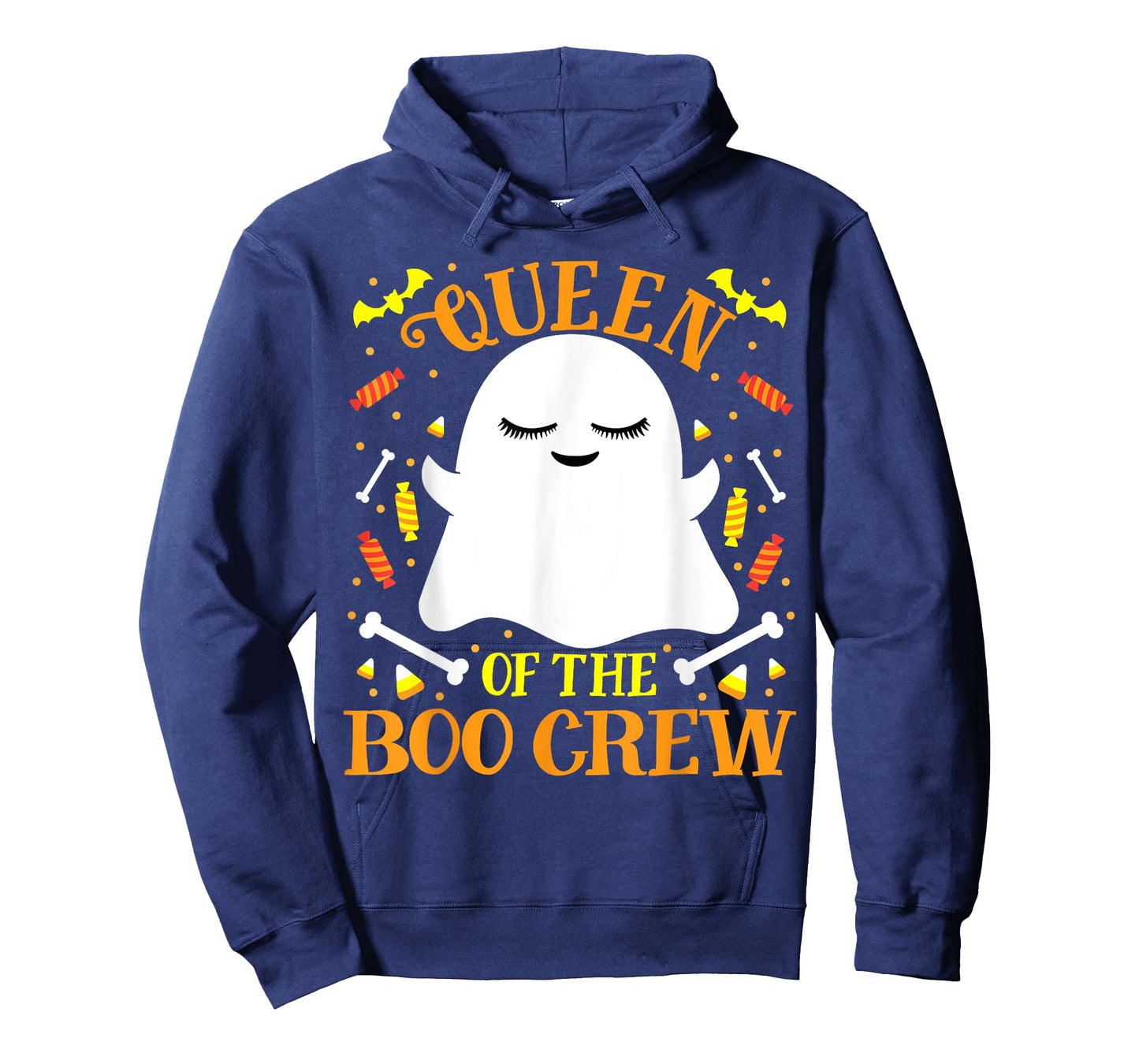 Queen Boo Crew Ghost Matching Family Wife Women Halloween T-Shirt
