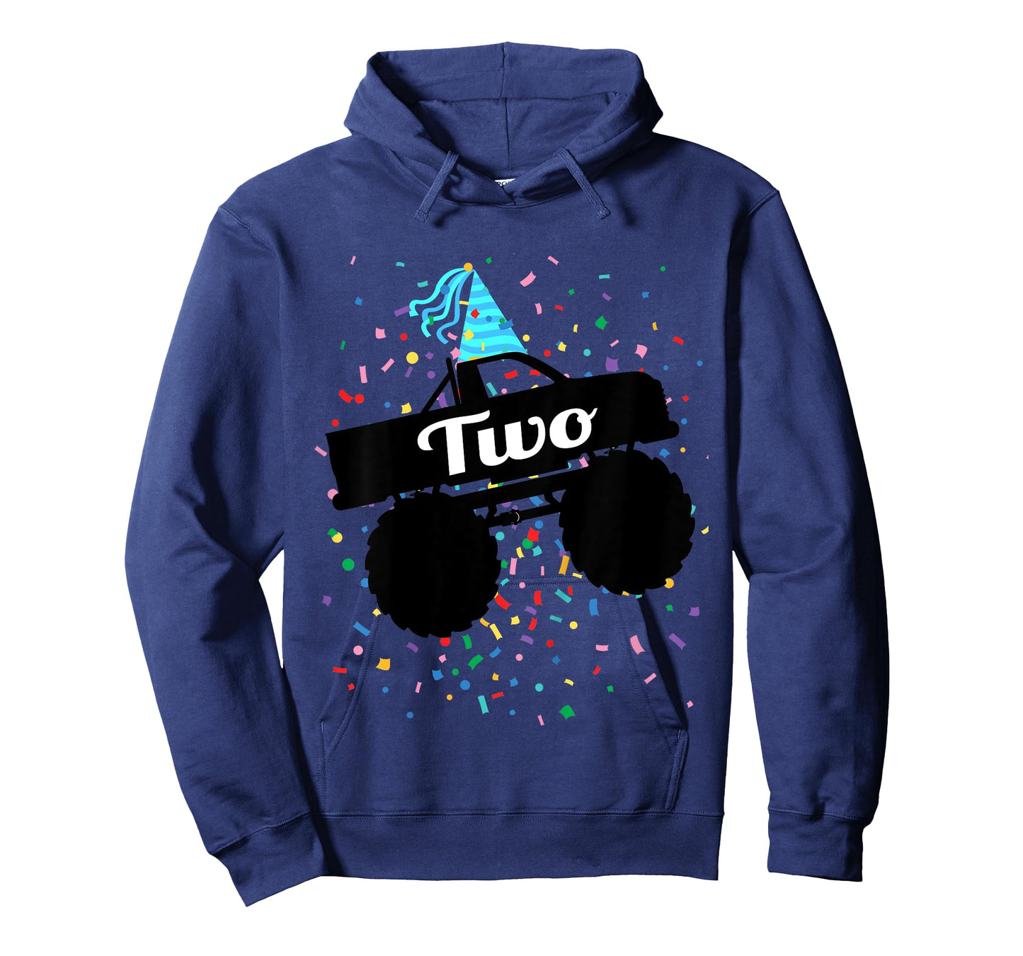 2 Year Old Monster Truck 2nd Birthday Toddler Shirt Gift T-Shirt