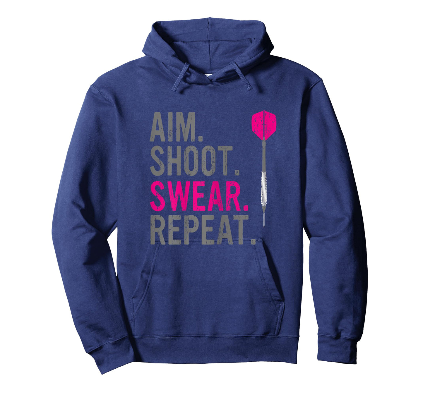 Aim Shoot Swear Repeat - Darts T-Shirt