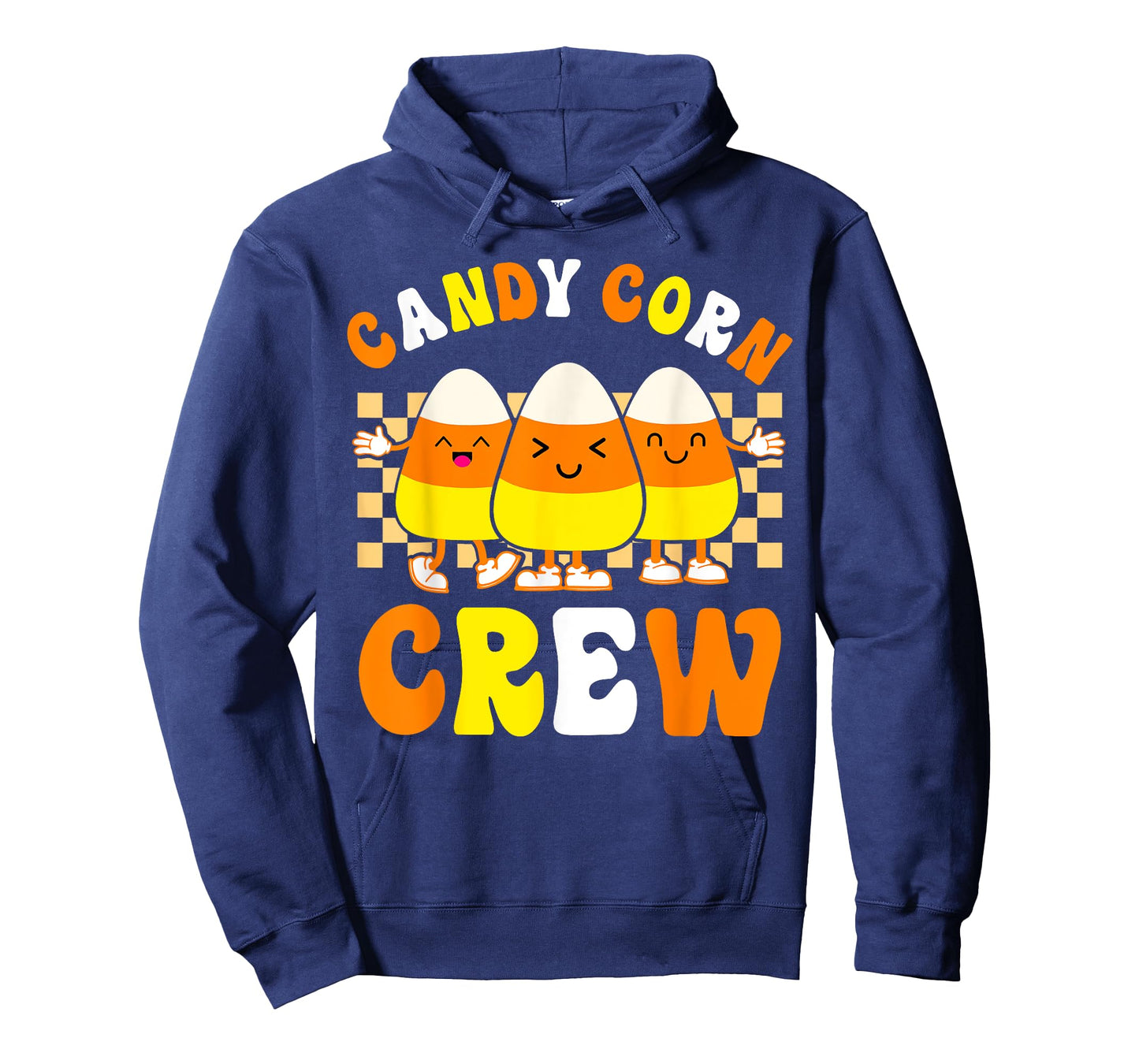 Groovy Candy Corn Crew Halloween Candy Costume T-Shirt
