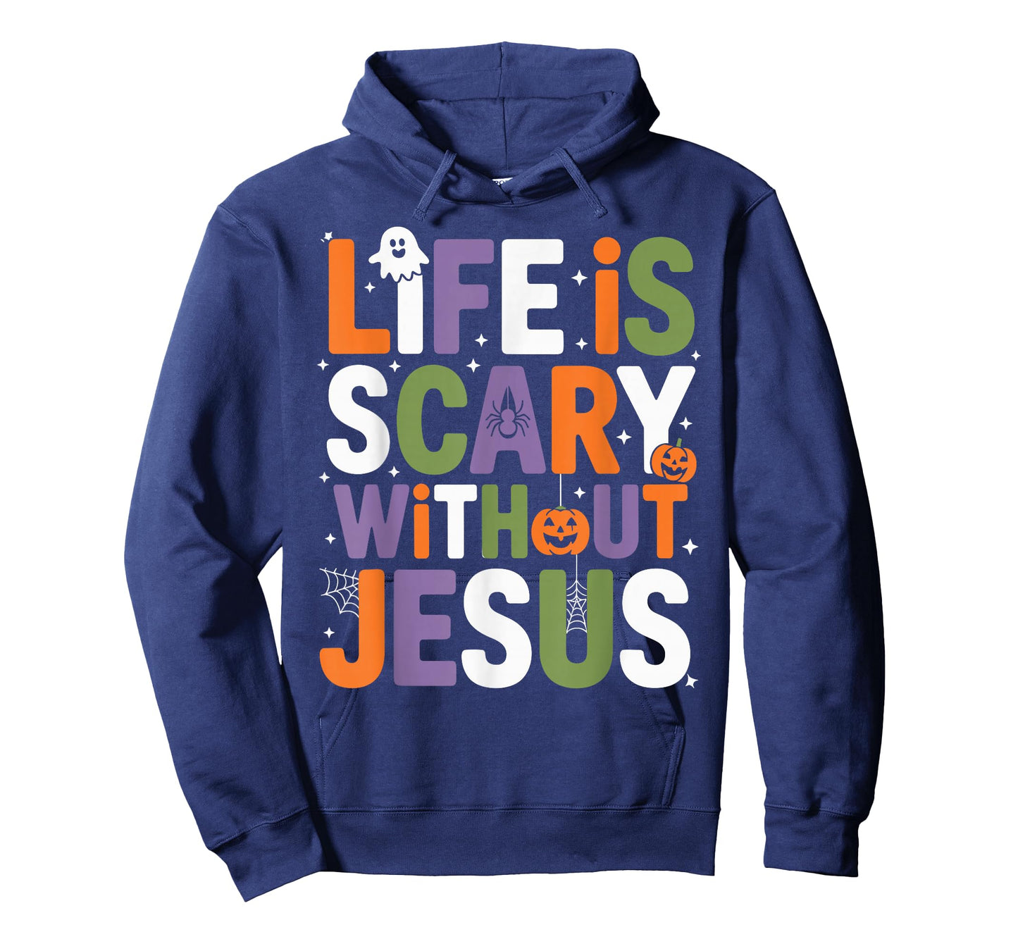 Life is Scary Without Jesus Christian Halloween T-Shirt