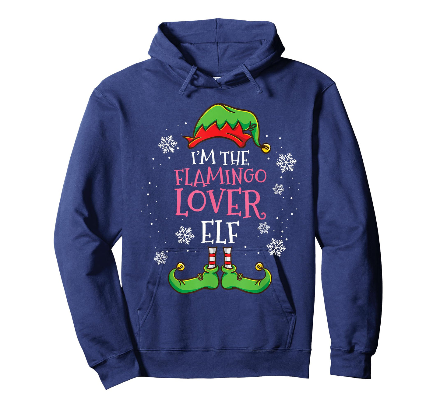 Im The Flamingo Lover Elf Christmas T-Shirt
