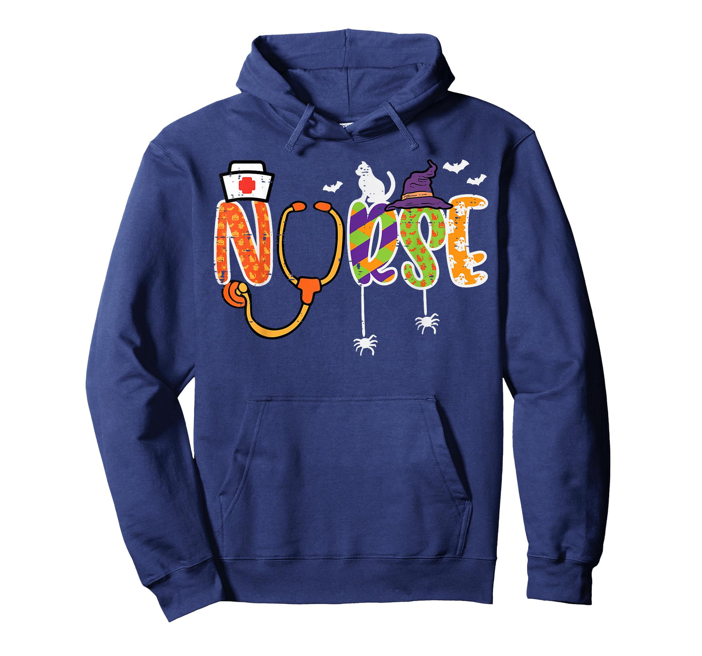 Halloween Nurse Stethoscope Cute Scrub Top Costume Men Women T-Shirt