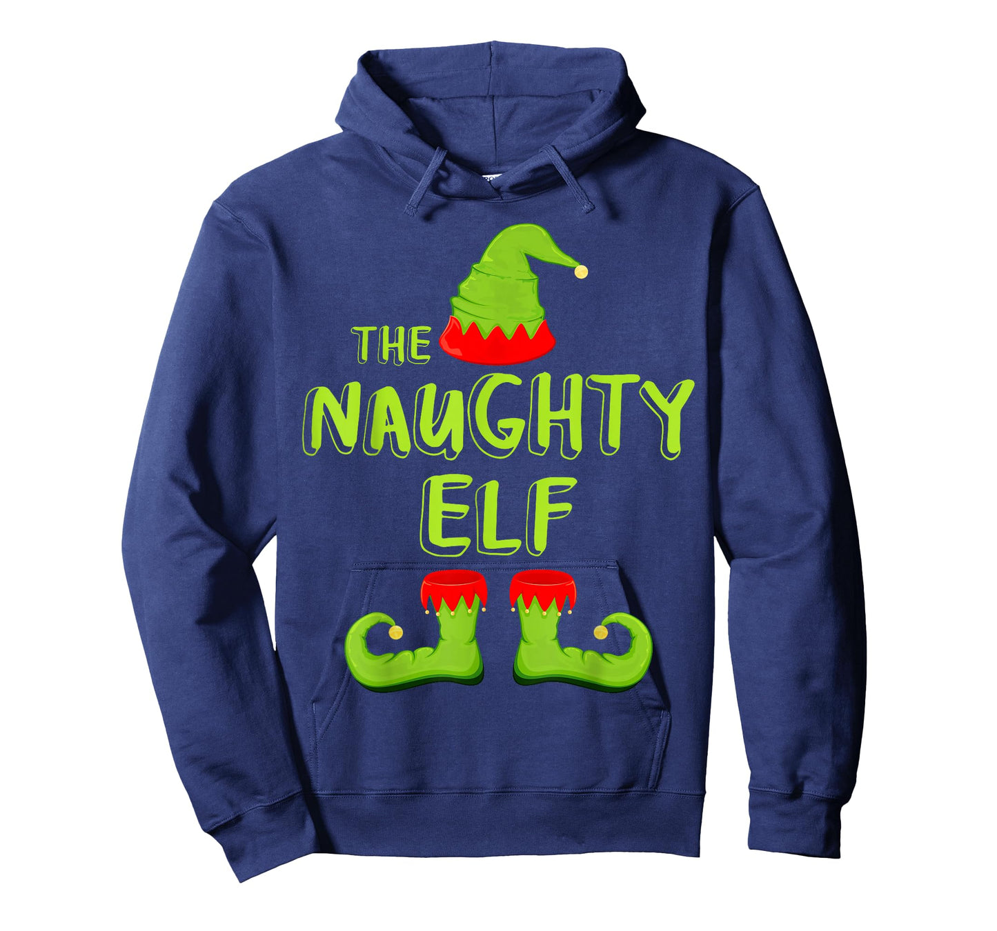 The Naughty Elf Shirt Adult Kids Matching Christmas Elf T-Shirt