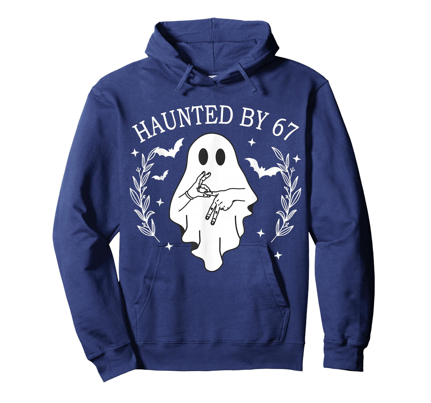 Haunted by 67 Six Seven Gen Alpha Z Ghost Halloween T-Shirt