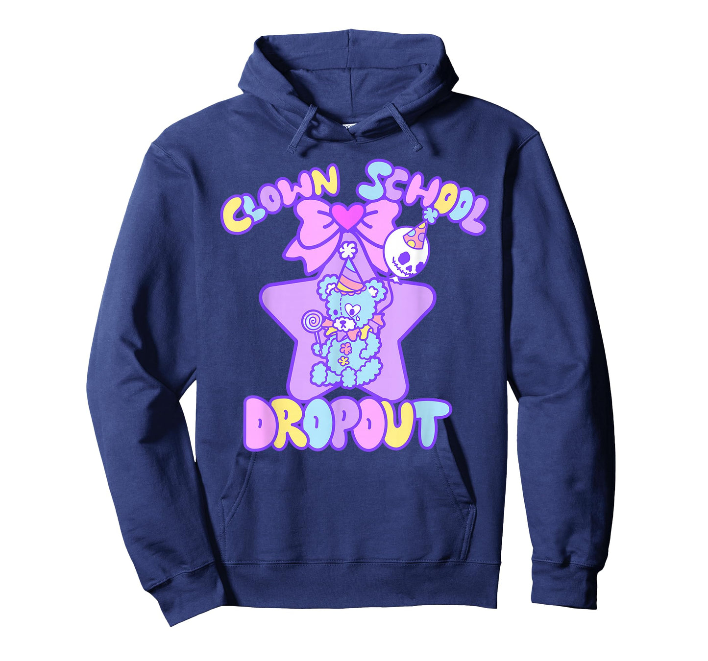 Kawaii Kreeps Pastel Goth Clowncore Teddy Bear Clown Weirdcore Kidcore T-Shirt