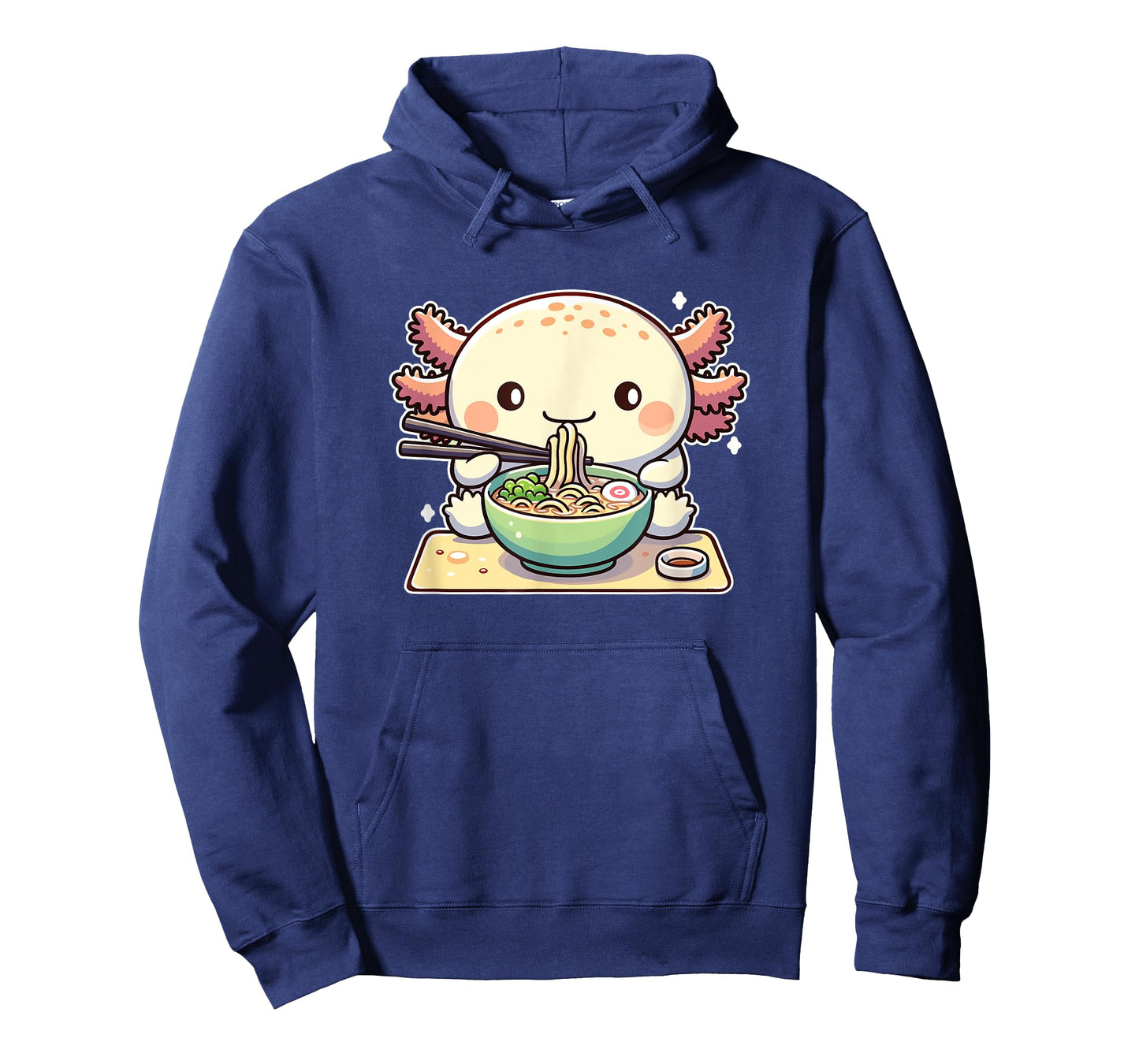Cute Axolotl Eats Ramen Noodles Axolotls Ramen T-Shirt