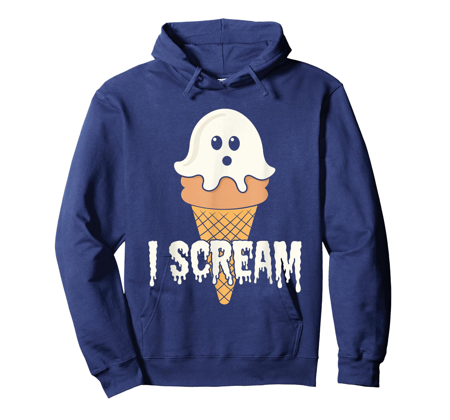 I Scream Ice Cream Ghost Halloween Costume Treats T-Shirt
