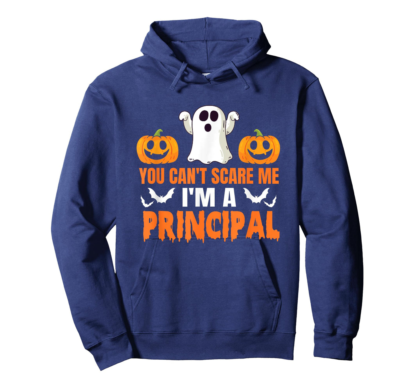 You Can't Scare Me I'm A Principal Halloween Design T-Shirt
