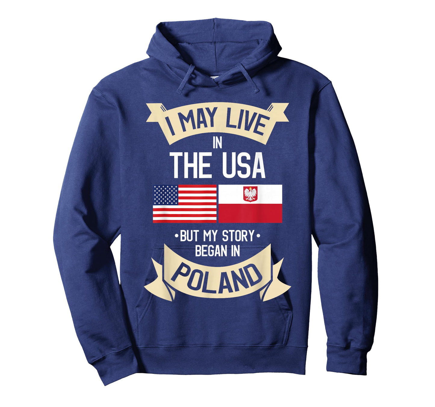 Poland American Flag USA Polish Roots Gifts T-Shirt