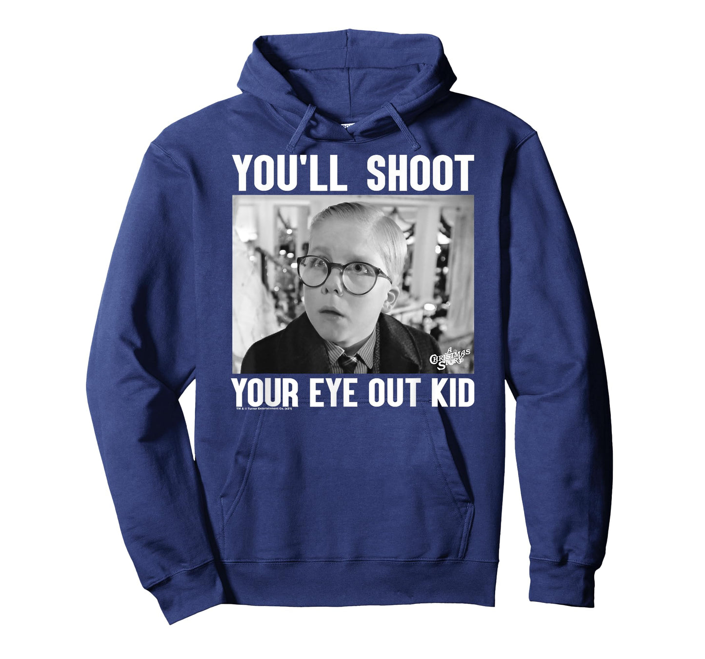 A Christmas Story Sad Ralphie Black and White Photo Holiday T-Shirt