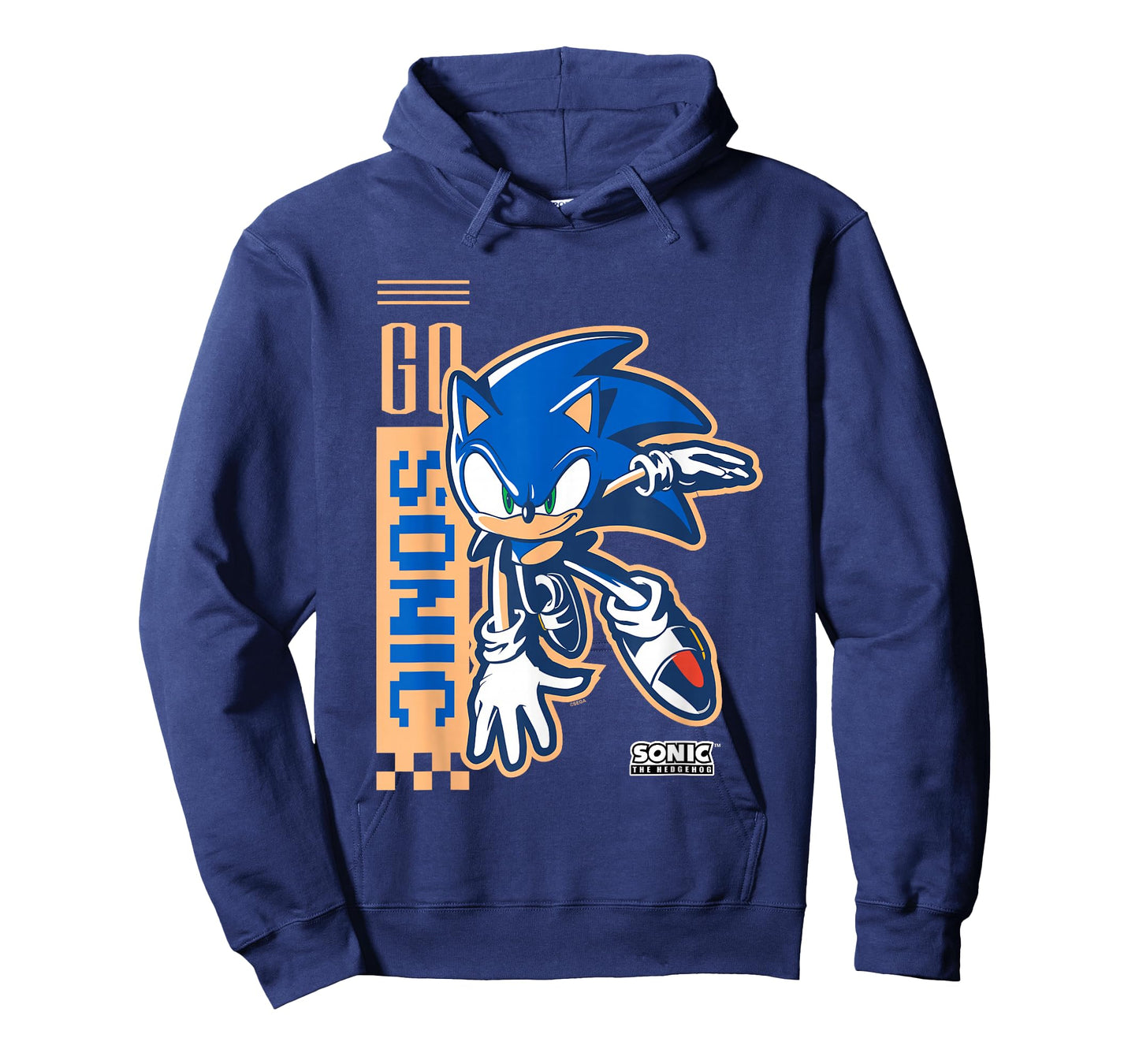 Sonic The Hedgehog Go Sonic Epic Pose Vintage Shot T-Shirt
