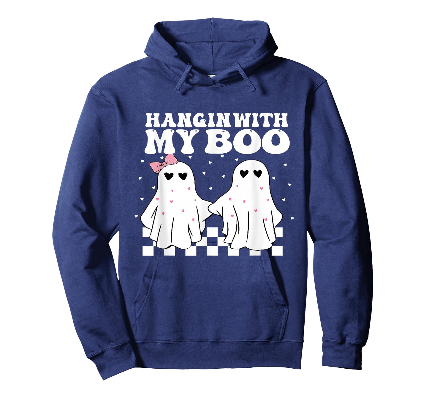 Hangin' With my Boo Couples Halloween Adult Costume His her T-Shirt