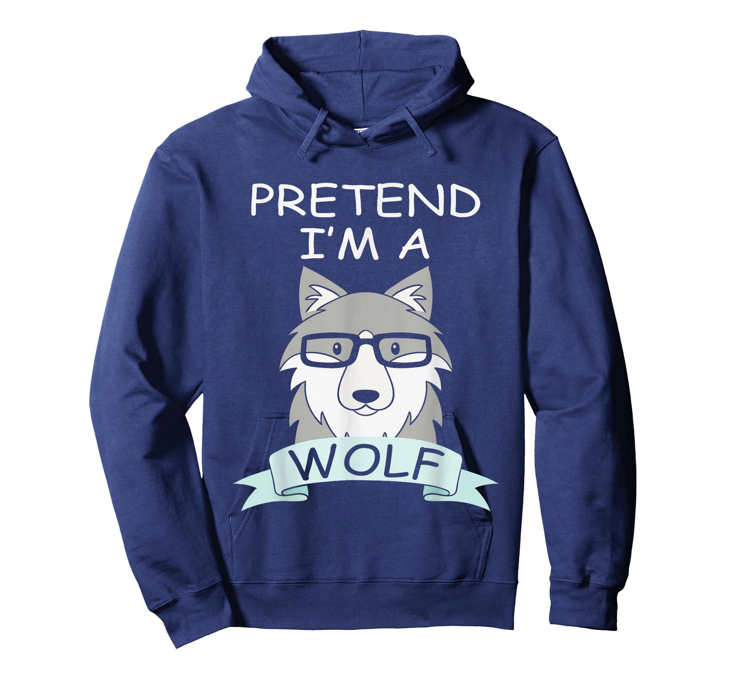 Pretend I'm A Wolf Costume Funny Halloween Party Kids T-Shirt