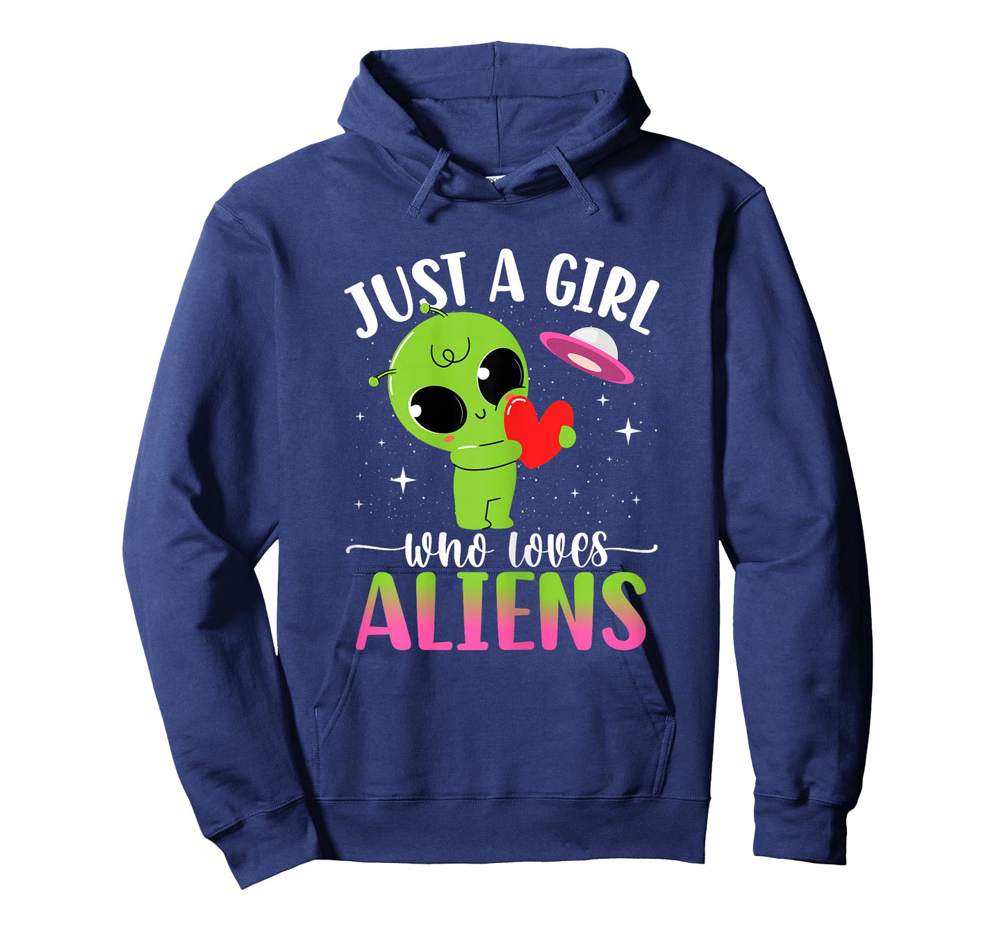 Just Girl Who Loves Aliens Extraterrestrial Girls Kids Women T-Shirt