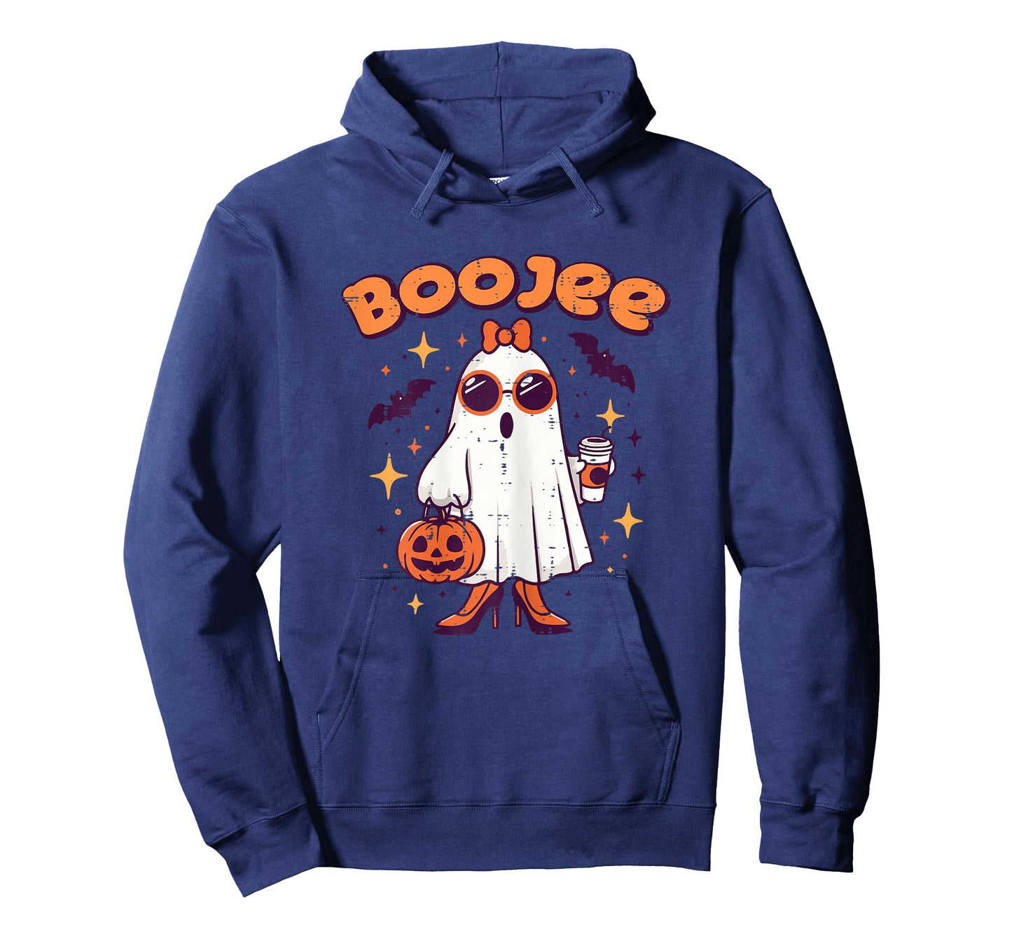 Halloween Ghost Coffee Boojee Bougie Costume Women Girls Kid T-Shirt