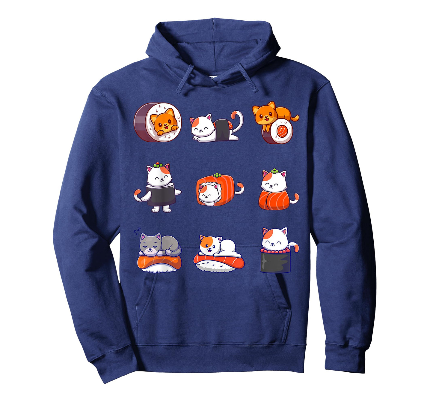 Thanksgiving Shirts For Women Men Cat Food Sushi Roller T-Shirt