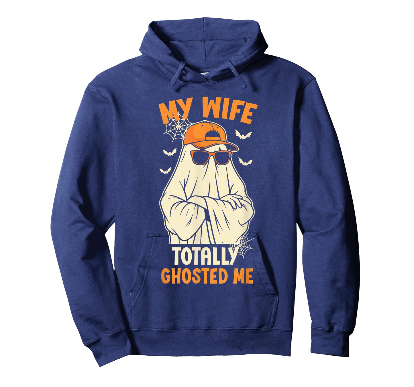 My Wife Totally Ghosted Me Funny Halloween Couple Ghost T-Shirt