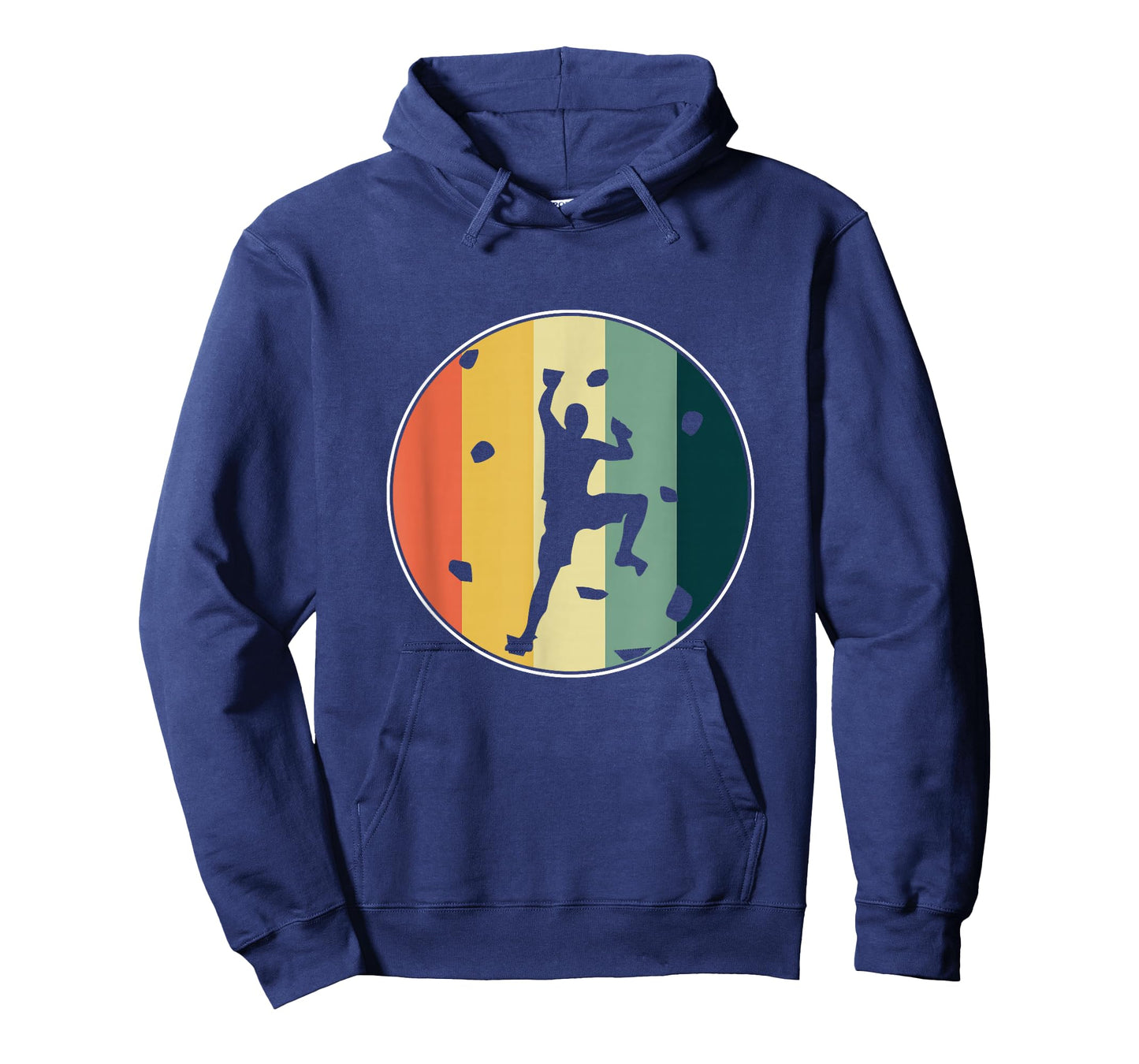 Retro Wall Climber Rock Mountain Climbing Bouldering Gift T-Shirt