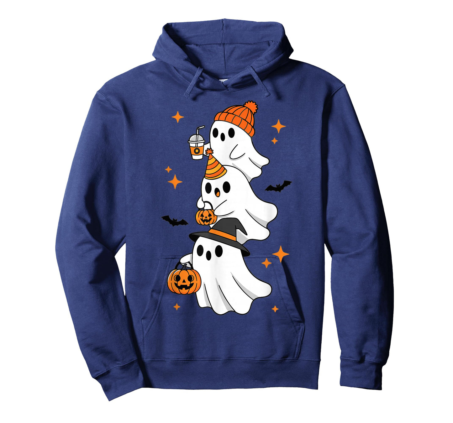 Halloween Ghosts Pumpkin Witch Hat Cute Party T-Shirt