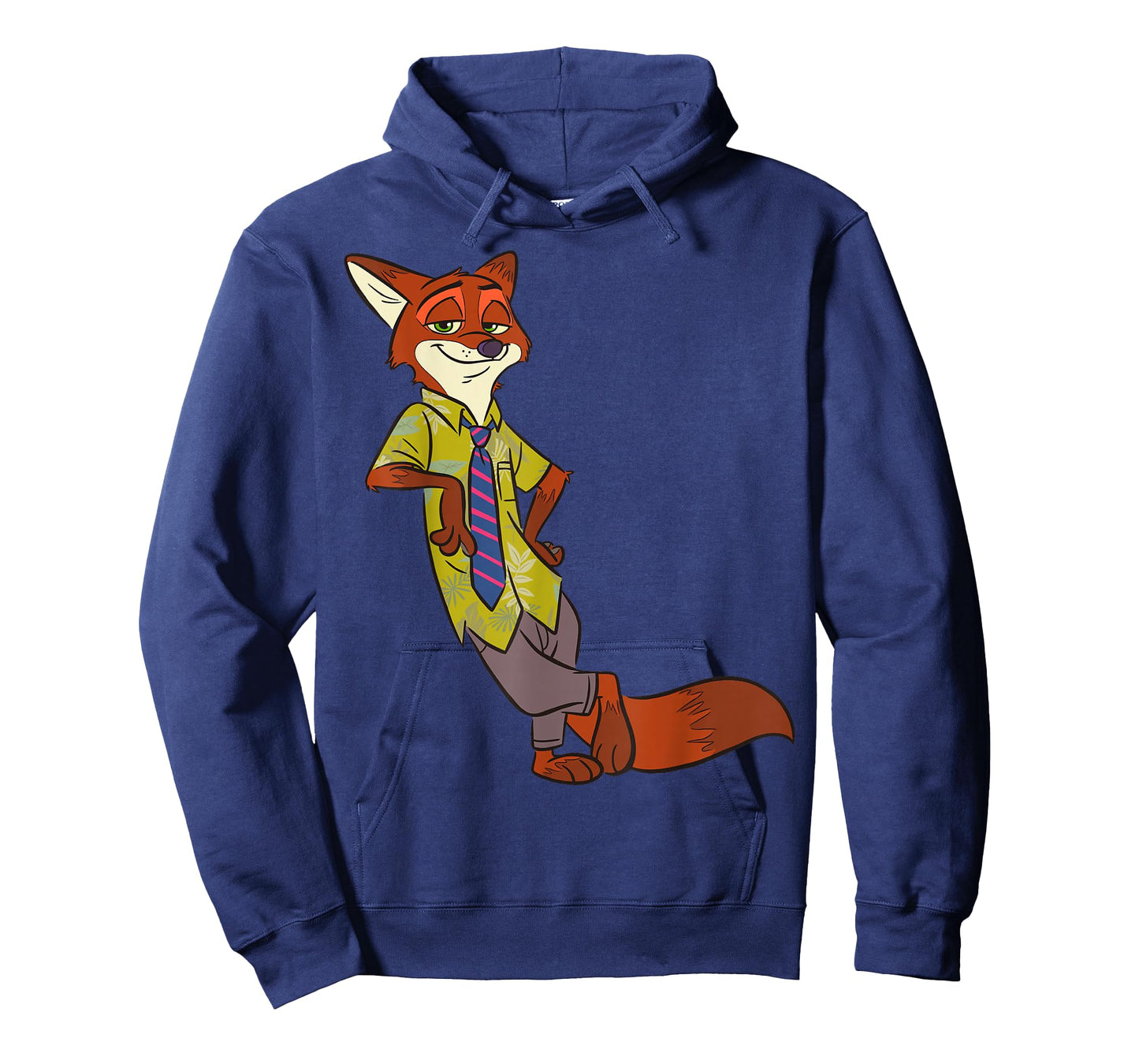 Disney Zootopia Cool Fox Nick Wilde Leaning T-Shirt Small