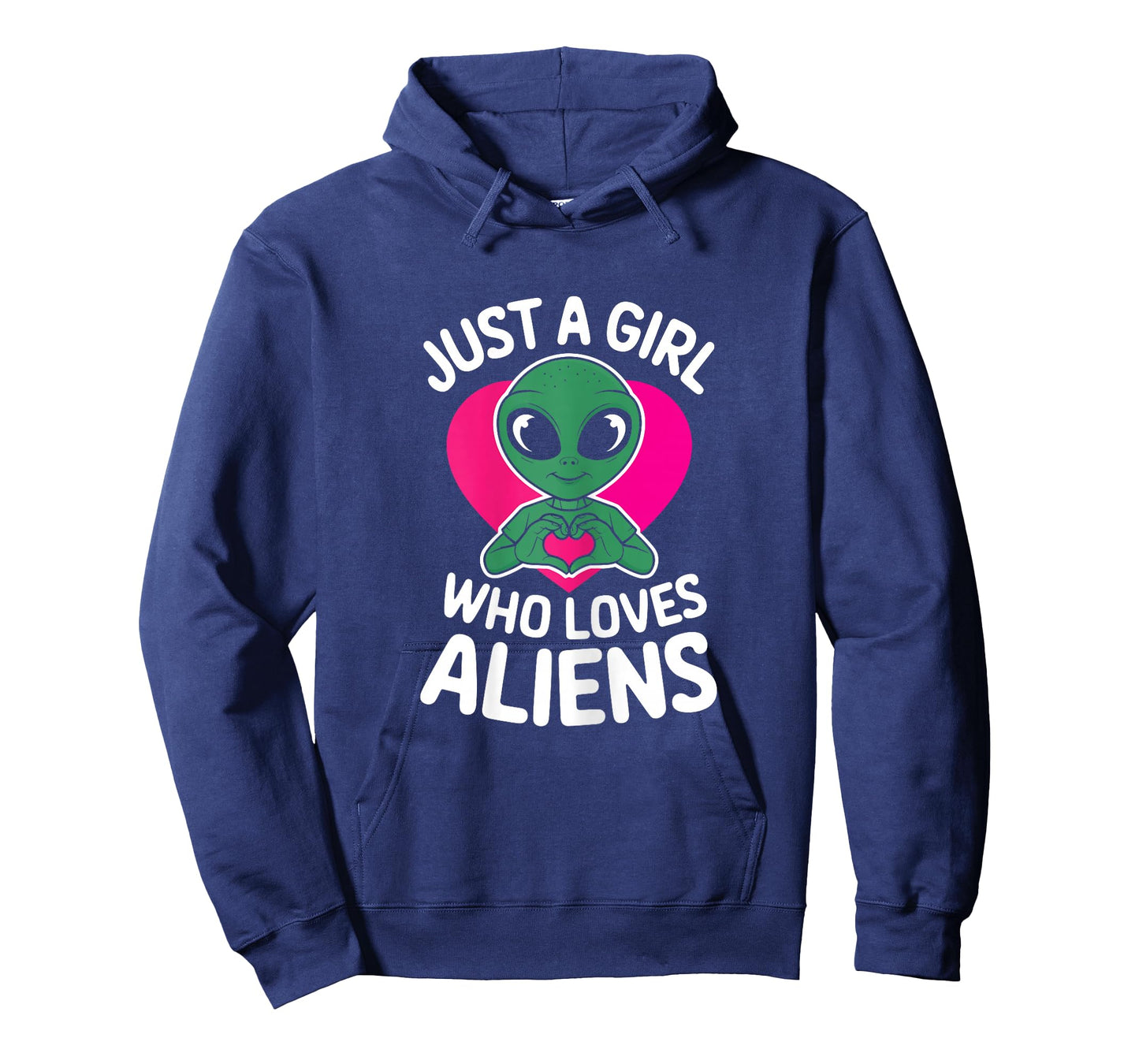 Just Girl Who Loves Aliens Extraterrestrial Girls Kids Women T-Shirt