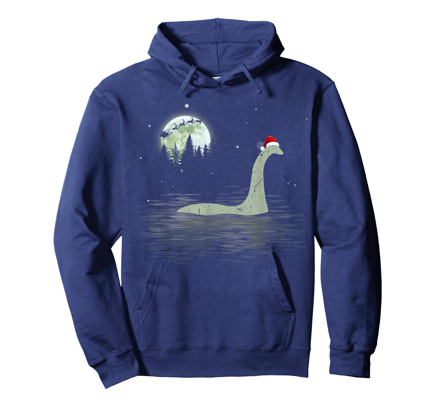 Loch Ness Monster Christmas Santa Nessie Xmas Pajamas T-Shirt