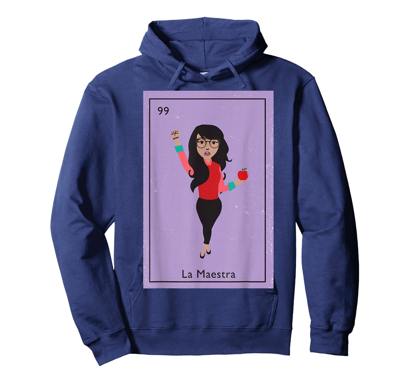 La Maestra Mexican Bingo Card Teacher Lottery Card T-Shirt