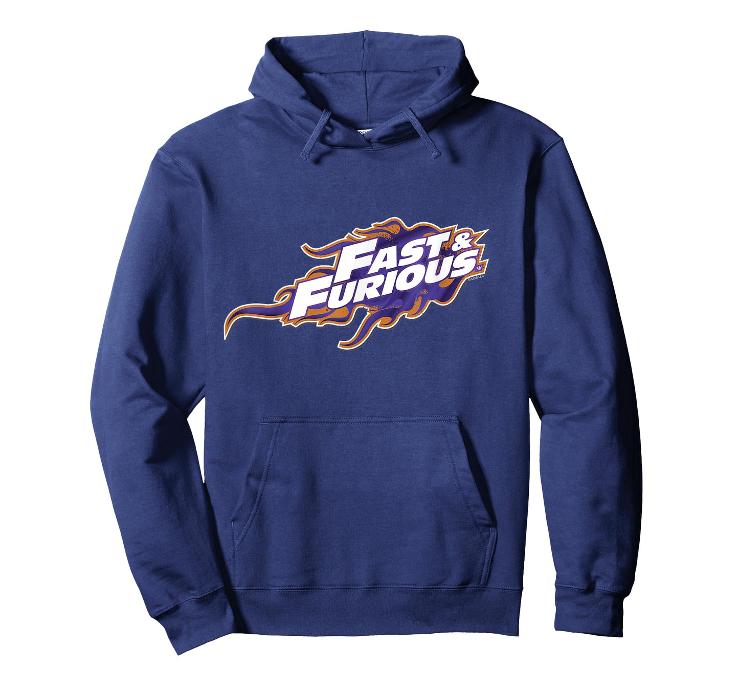 Fast & Furious Purple and Orange Flames Logo T-Shirt