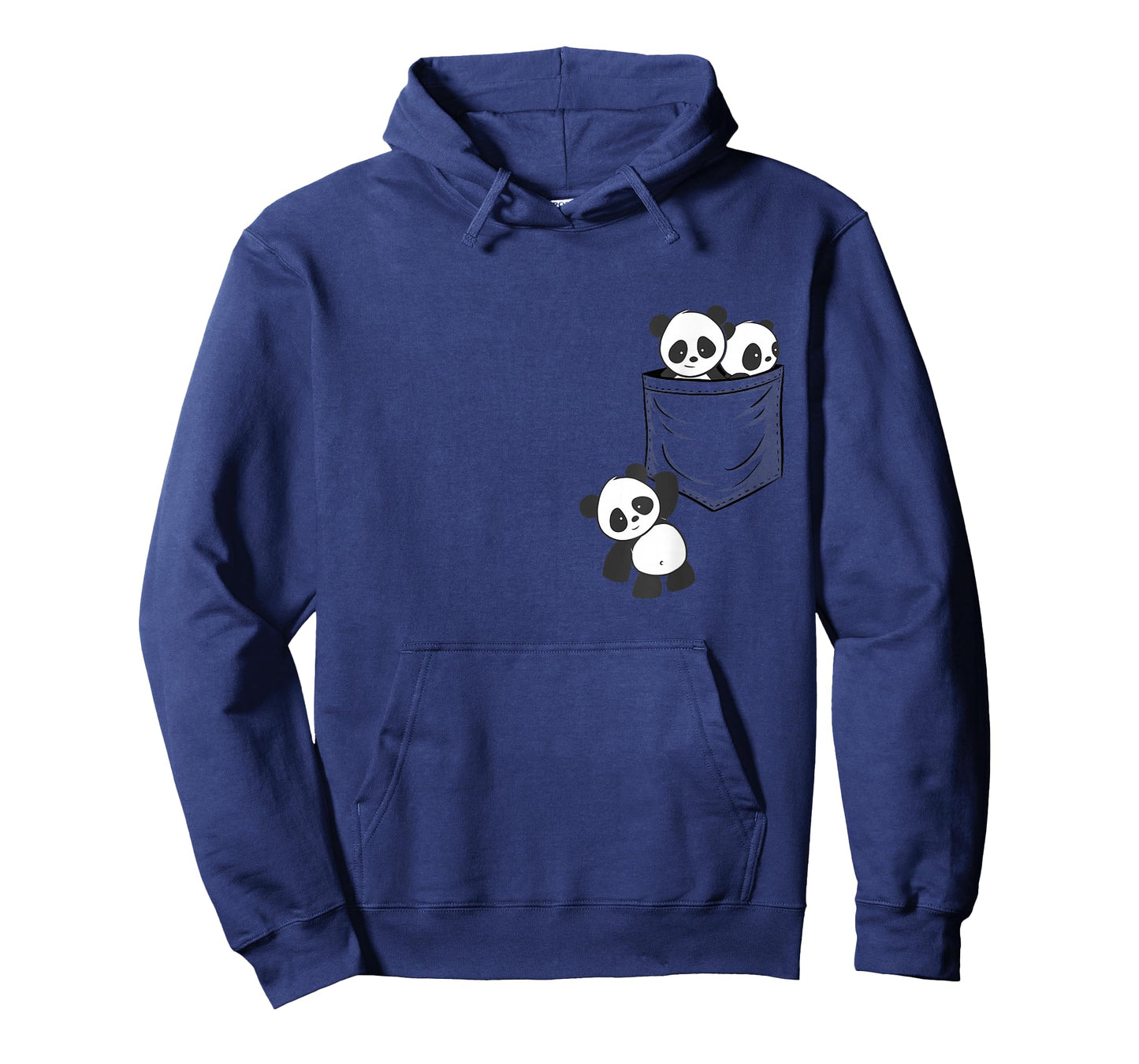 for Panda Lovers Cute Kawaii Baby Pandas in Pocket T-Shirt Small