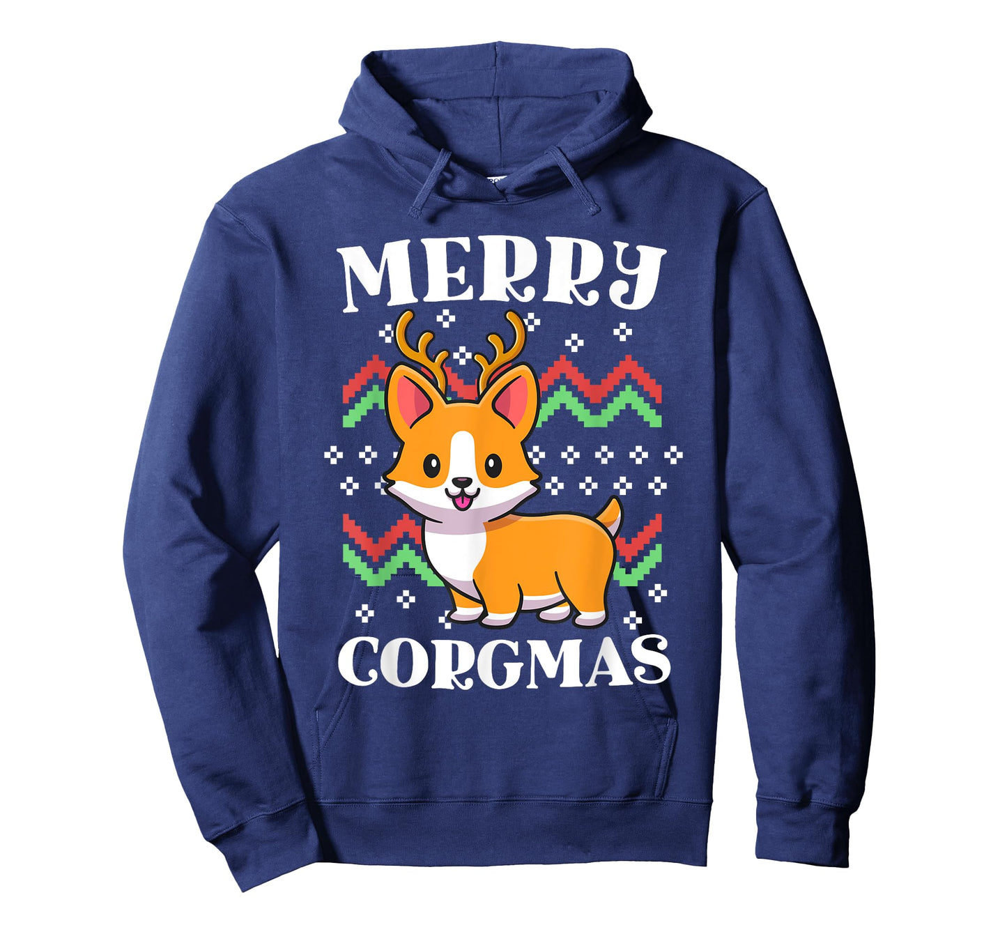 Merry Corgmas Kawaii Christmas Corgi Nerdy Ugly Christmas T-Shirt