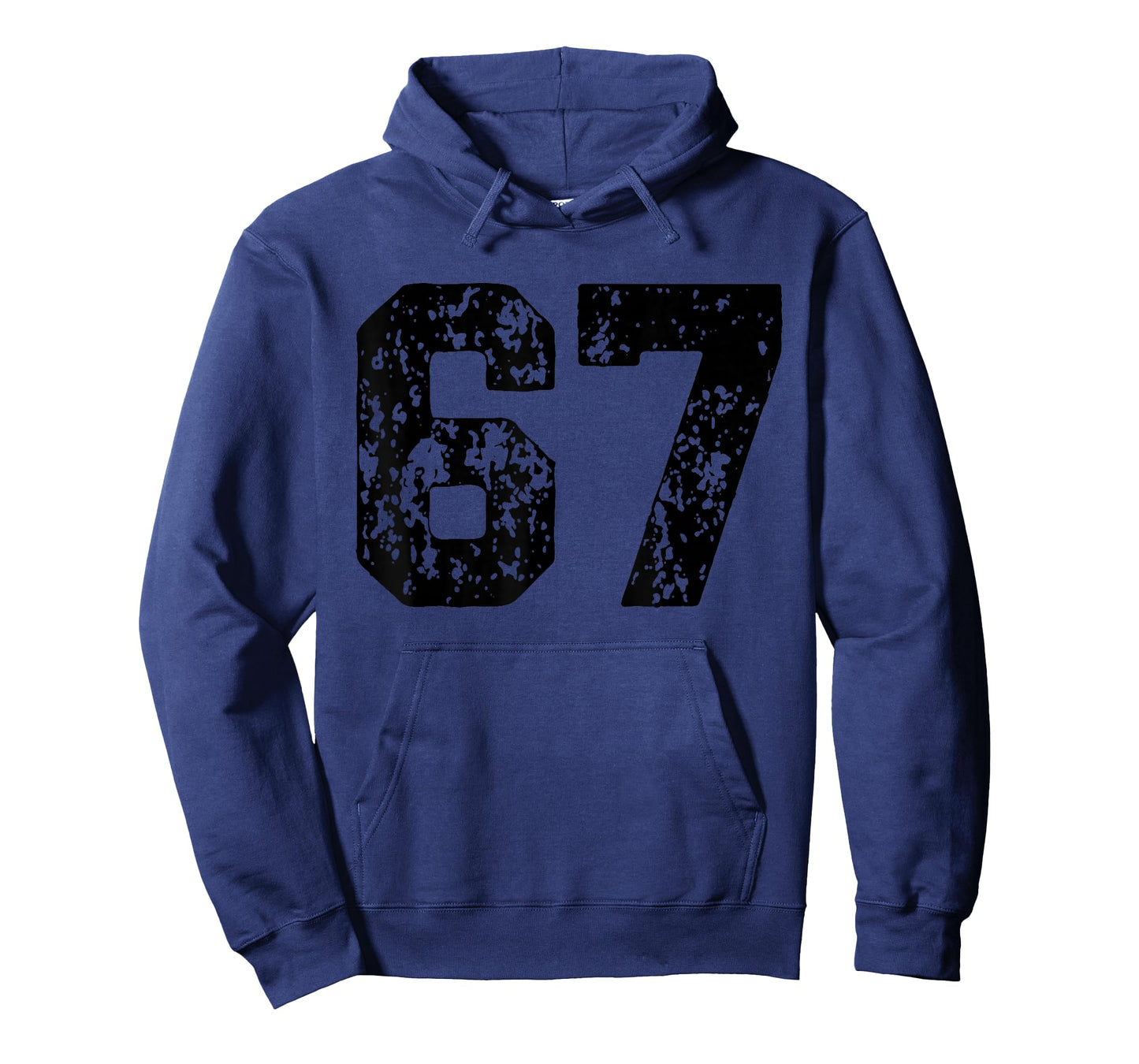 Number 67 Black Best Classic College Style Birthday Funny T-Shirt