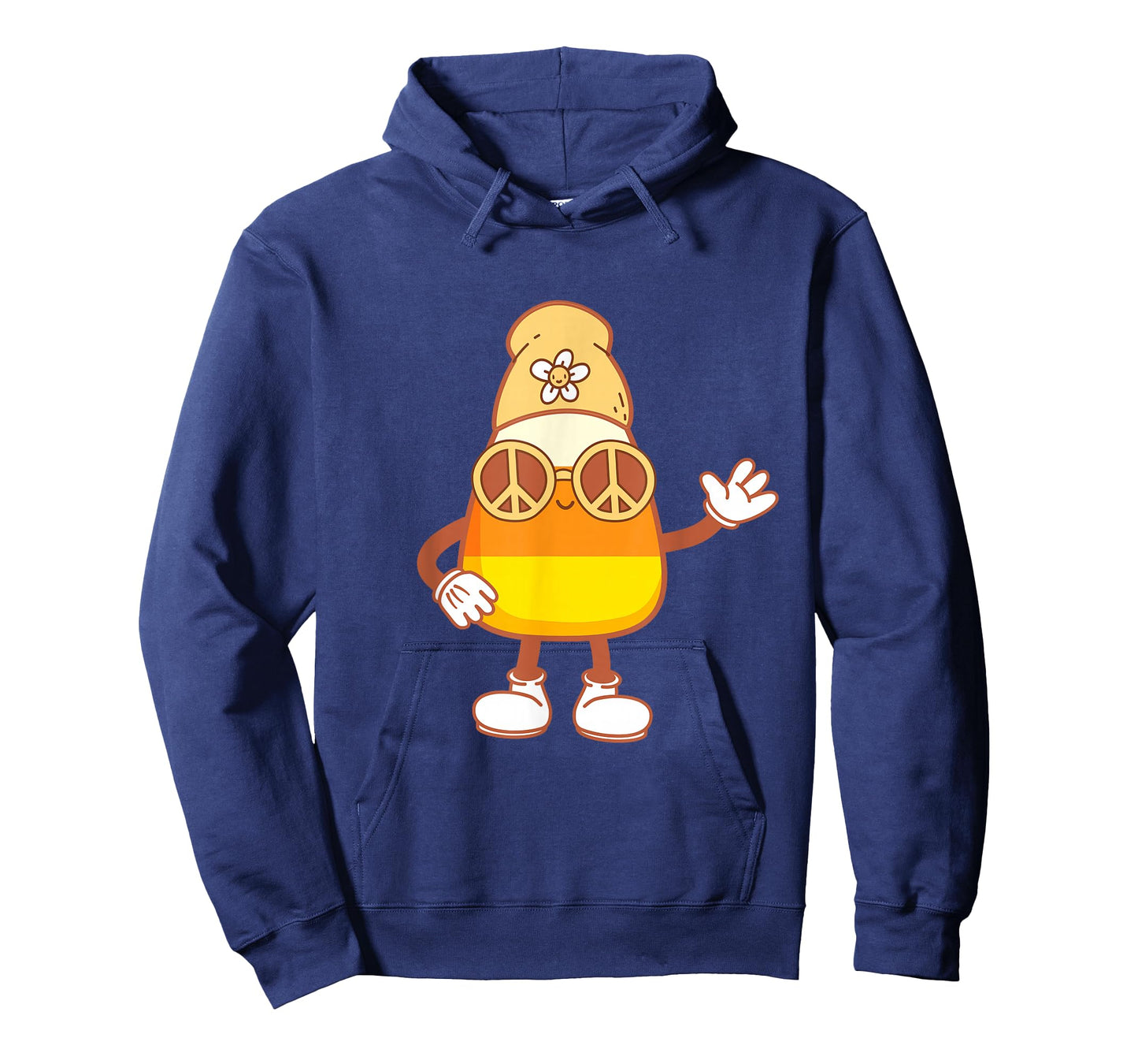 Halloween Candy Corn Squad Team Retro Groovy Candy Corn T-Shirt