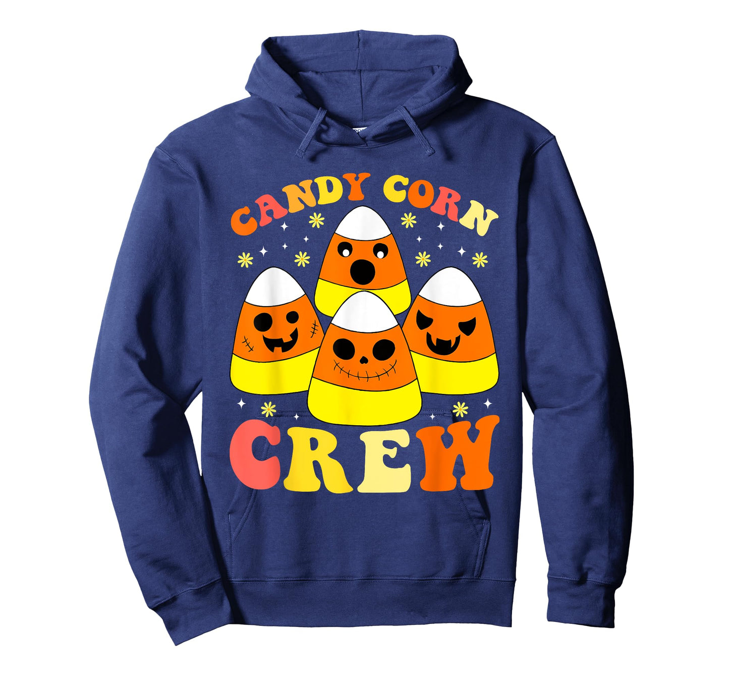 Candy Corn Crew Halloween Costume Men Women Friends T-Shirt