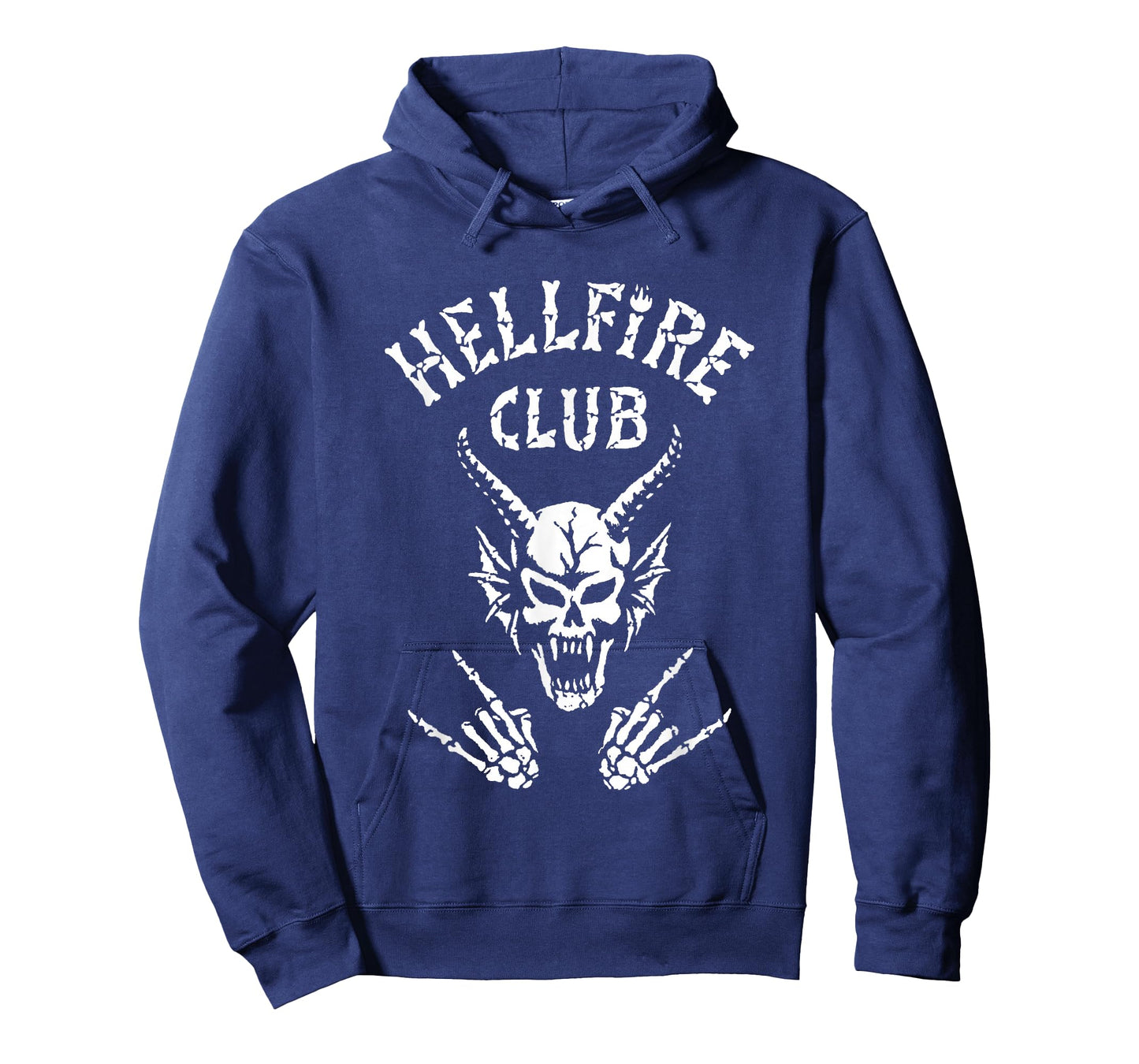 Stranger Things Hellfire Club Rock On Badge T-Shirt