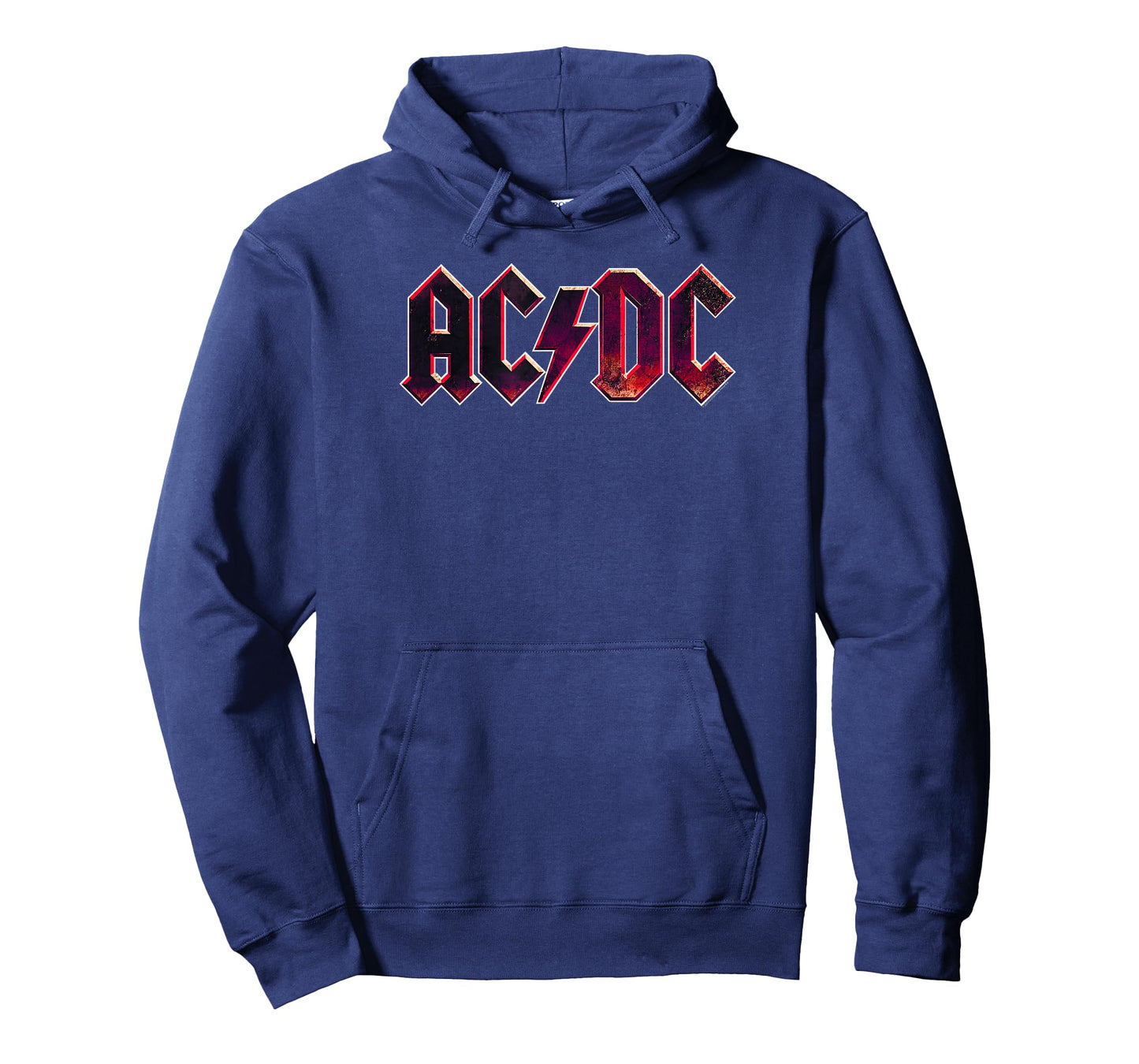 AC/DC Rock Music Band Raw Distressed Logo T-Shirt