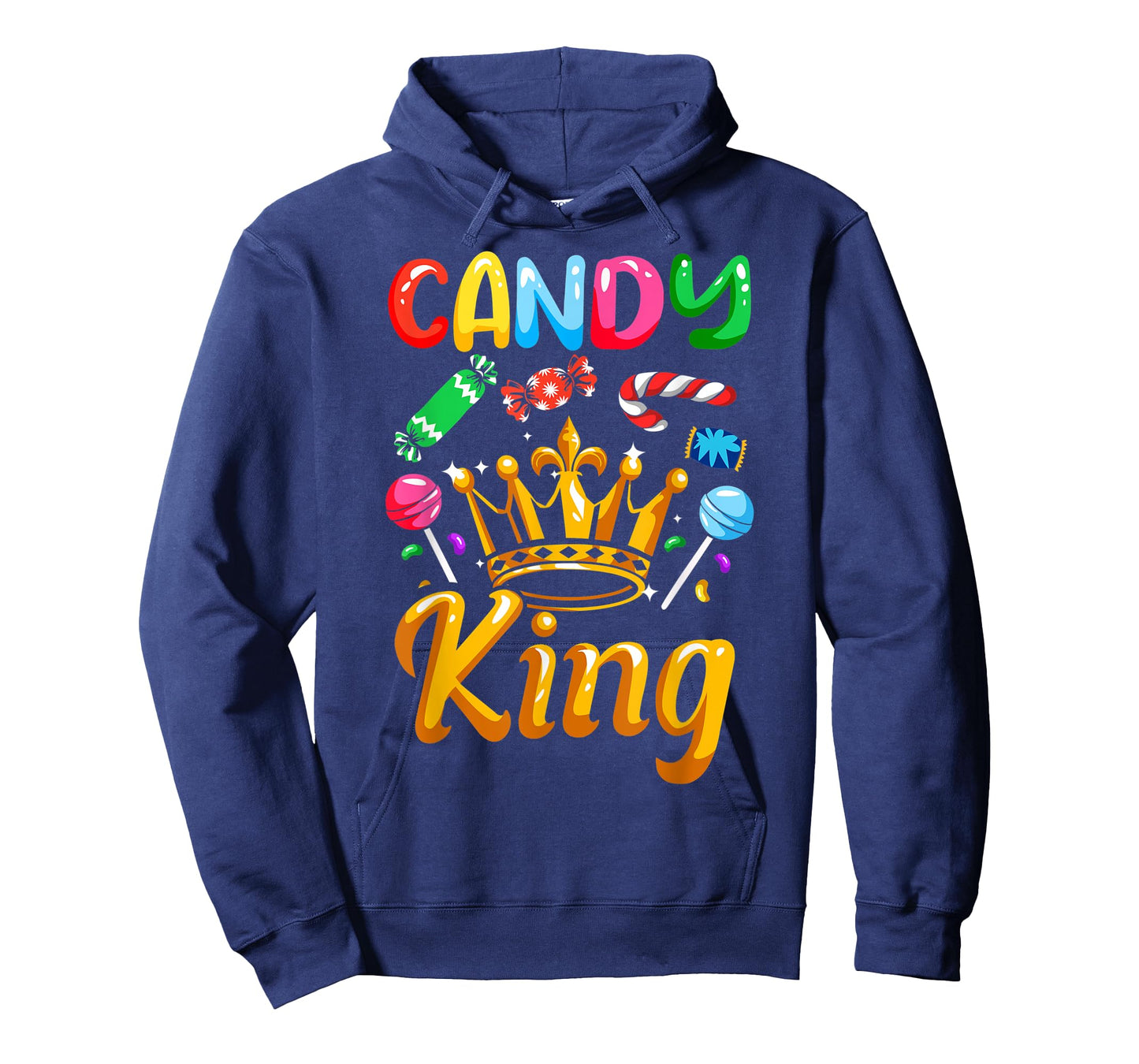 Candy Addict Candy King Halloween Candy Lollipop Sweets T-Shirt
