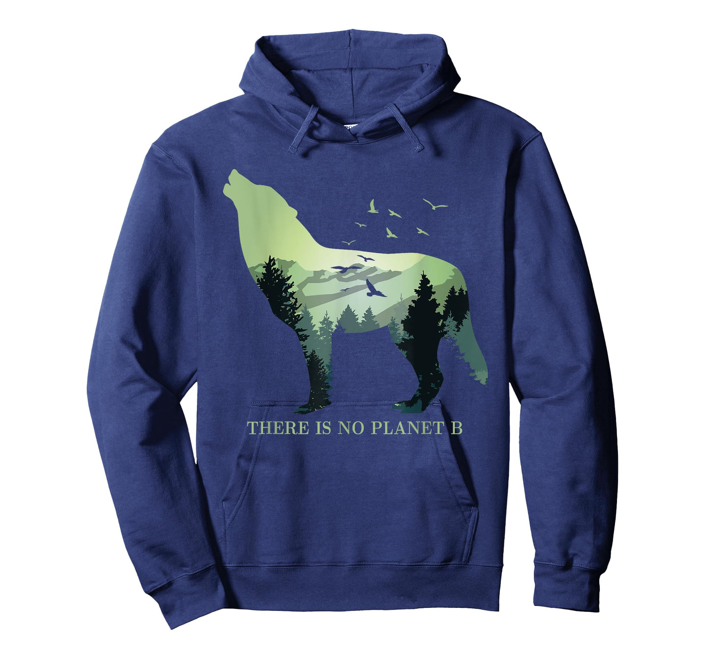 There is No Planet B Earth Day Design natural reserve wolf T-Shirt