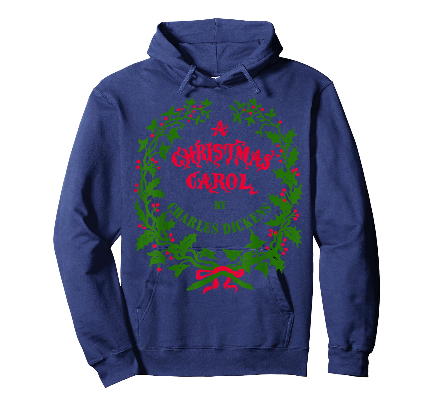 Vintage Mistletoe Wreath A Christmas Carol Art T-Shirt
