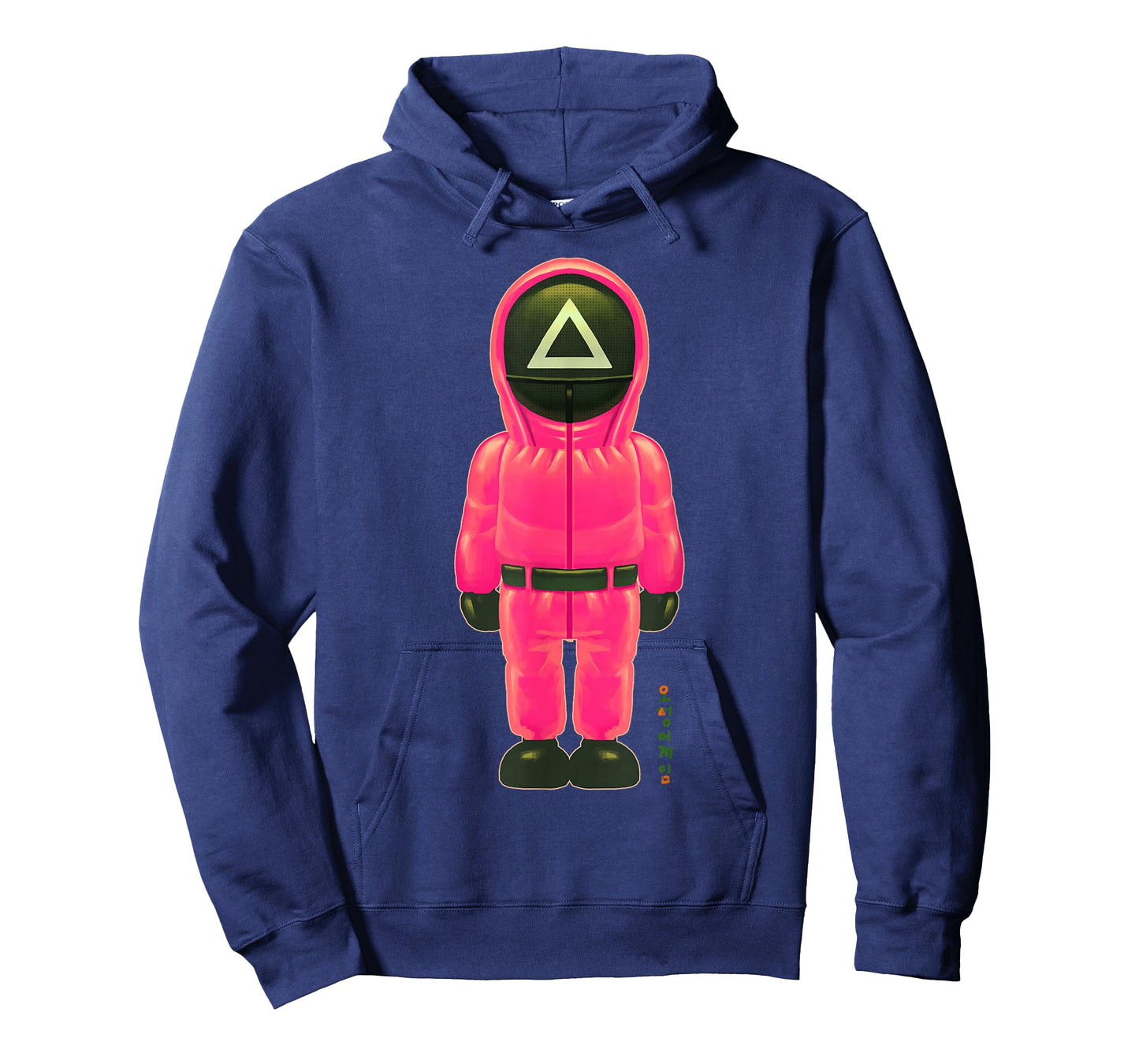 Squid Game The Pink Soldier Full Body Chibi Chest Portrait T-Shirt