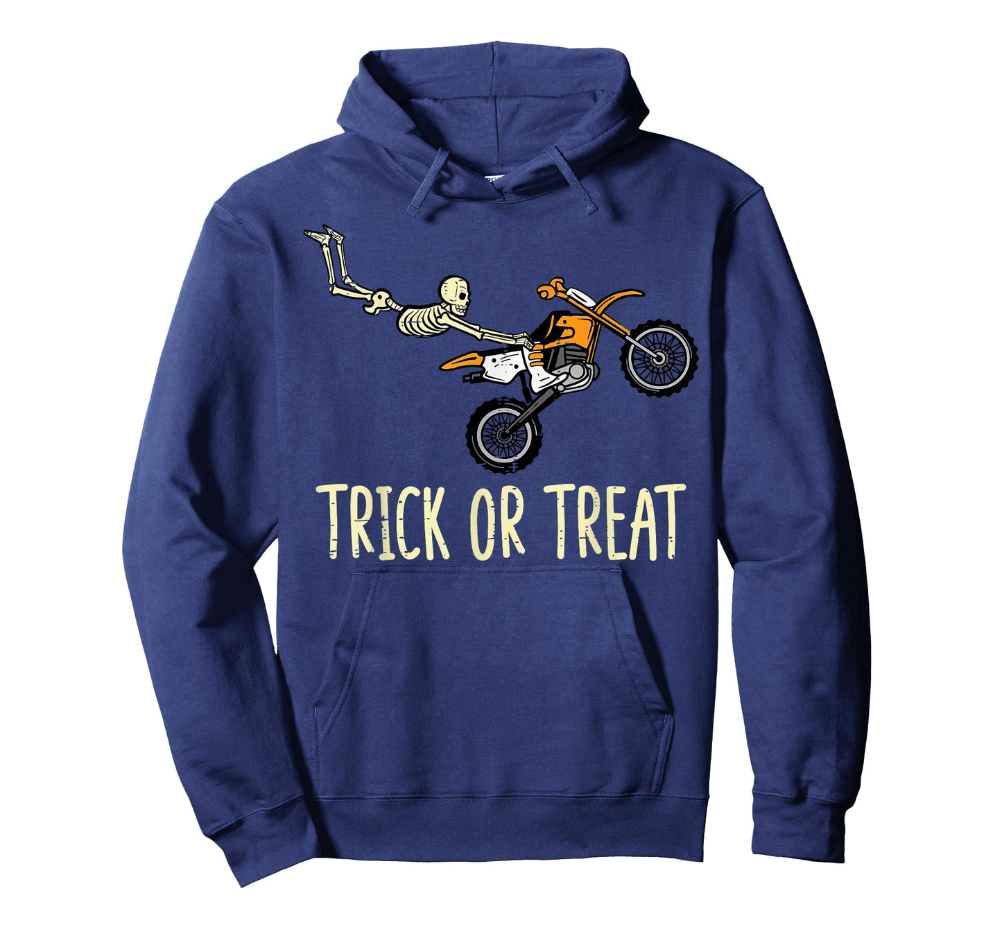 Skeleton Motocross Seat Grab Stunt Halloween Horror Funny T-Shirt