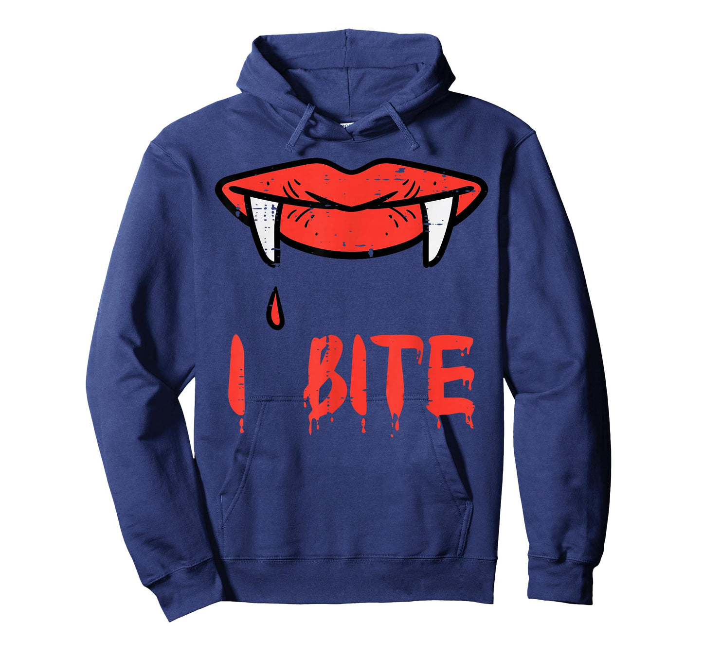 Halloween Vampire Lips I Bite Fangs Costume Women Girls Men T-Shirt